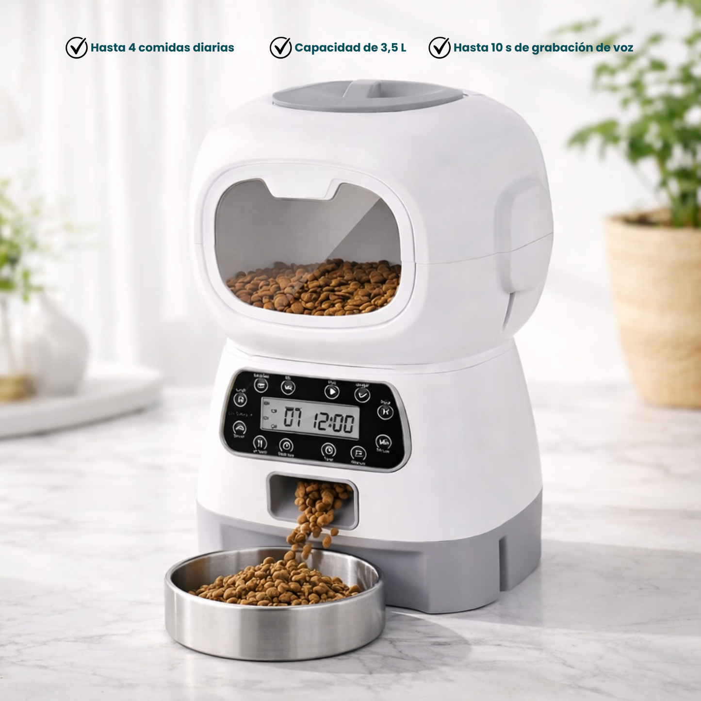 PetFlow PRO - Dispensador inteligente de alimento para mascotas
