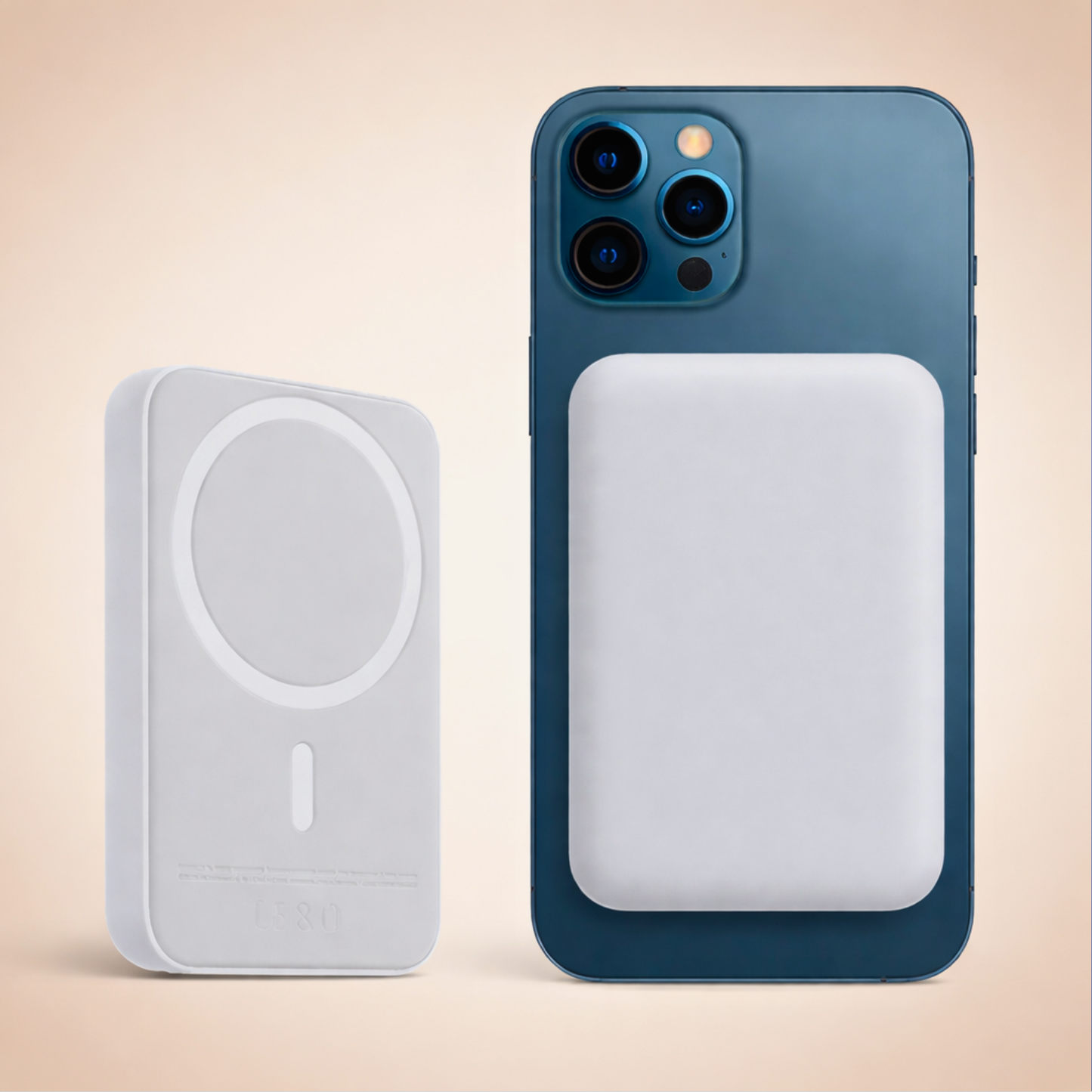 Batería magnética - Se pega a tu iPhone y lo carga automáticamente